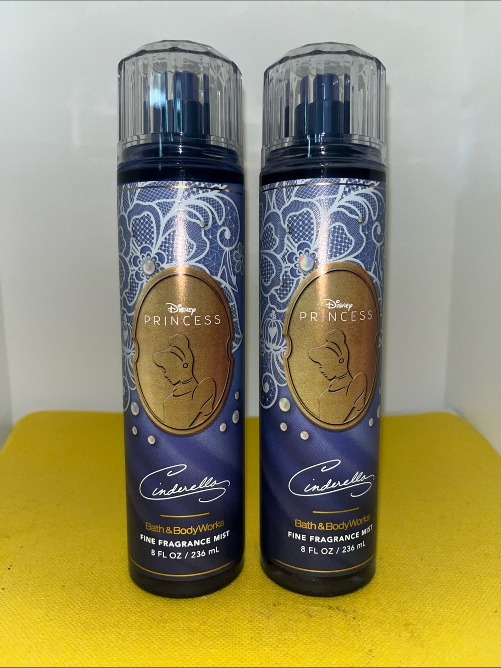 New DISNEY PRINCESS CINDERELLA Fine Fragrance Mist 8 fl oz Bath & Body Works X2